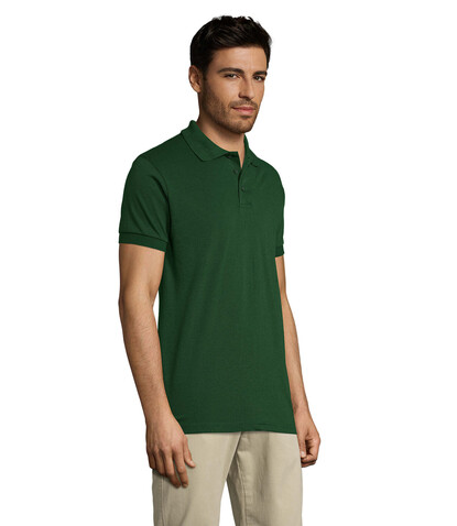 PRIME HERREN POLO 200g - Bottle Green bedrucken, Art.-Nr. S00571-BO-L PRIME HERREN POLO 200g - Bottle Green bedrucken, Art.-Nr. S00571-BO-L