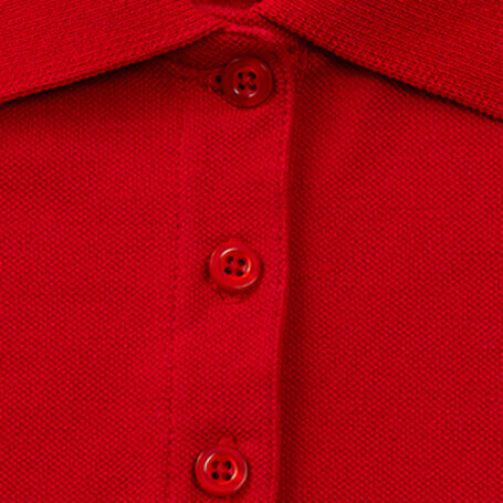PASADENA Damen Polo 200g - Rot / Weiß bedrucken, Art.-Nr. S00578-RE-S PASADENA Damen Polo 200g - Rot / Weiß bedrucken, Art.-Nr. S00578-RE-S