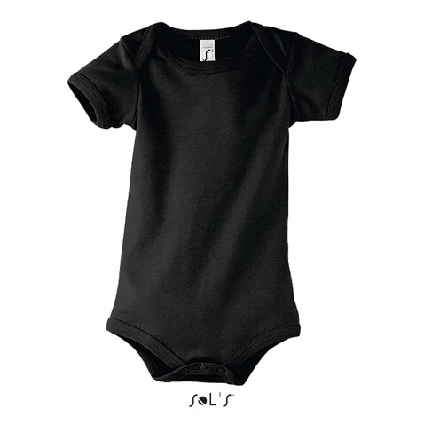 BAMBINO BABY BODY 180g - Schwarz bedrucken, Art.-Nr. S00583-BK-S BAMBINO BABY BODY 180g - Schwarz bedrucken, Art.-Nr. S00583-BK-S