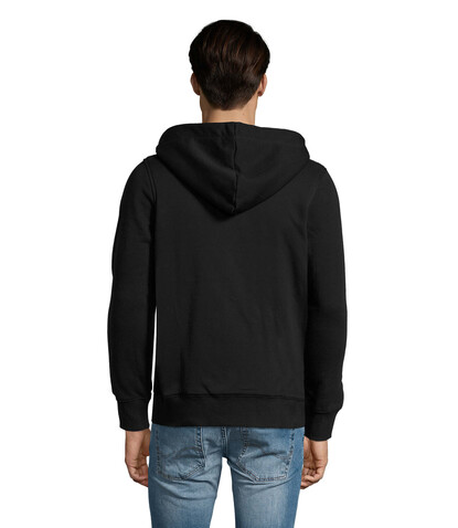 SHERPA UNISEX ZIPPED JACKET - Schwarz bedrucken, Art.-Nr. S00584-BK-L SHERPA UNISEX ZIPPED JACKET - Schwarz bedrucken, Art.-Nr. S00584-BK-L