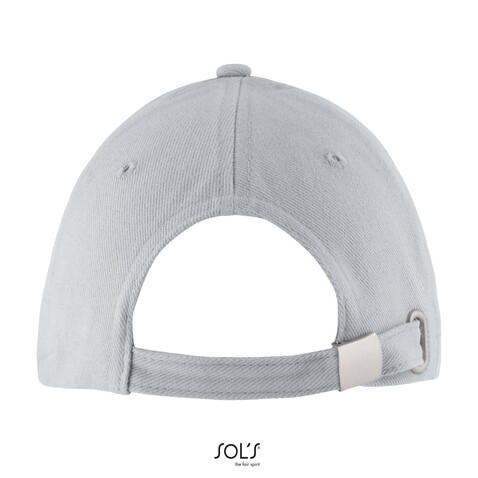 LONG BEACH FIVE PANEL CAP - Pure Grey bedrucken, Art.-Nr. S00594-PG-M LONG BEACH FIVE PANEL CAP - Pure Grey bedrucken, Art.-Nr. S00594-PG-M