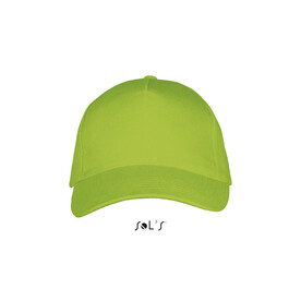LONG BEACH FIVE PANEL CAP - Lime bedrucken, Art.-Nr. S00594-LM-M