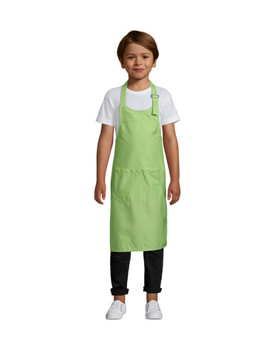 GALA KIDS APRON WITH POCKET - Apple Green bedrucken, Art.-Nr. S00599-AG-M GALA KIDS APRON WITH POCKET - Apple Green bedrucken, Art.-Nr. S00599-AG-M
