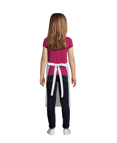 GALA KIDS APRON WITH POCKET - White bedrucken, Art.-Nr. S00599-WH-M GALA KIDS APRON WITH POCKET - White bedrucken, Art.-Nr. S00599-WH-M