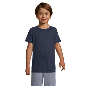 SPORTY KINDERT-SHIRT 140g - French Navy bedrucken, Art.-Nr. S01166-FN-XL