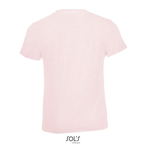 REGENT FIT KINDER 150g - Heather Pink bedrucken, Art.-Nr. S01183-HP-M