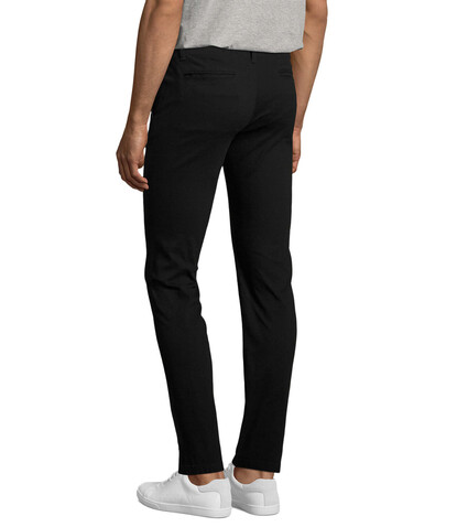 JULES MEN CHINO TROUSERS - Schwarz bedrucken, Art.-Nr. S01424-BK-XS