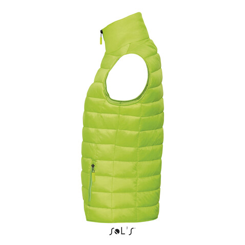 WAVE DAMEN BODYWARMER 180g - Neon Lime bedrucken, Art.-Nr. S01437-NL-XL