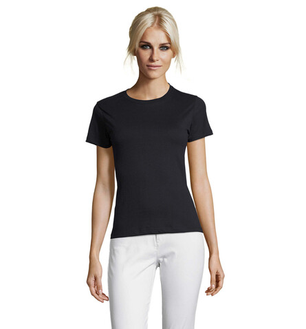 REGENT DAMENT-SHIRT 150g - Navy bedrucken, Art.-Nr. S01825-NY-3XL REGENT DAMENT-SHIRT 150g - Navy bedrucken, Art.-Nr. S01825-NY-3XL