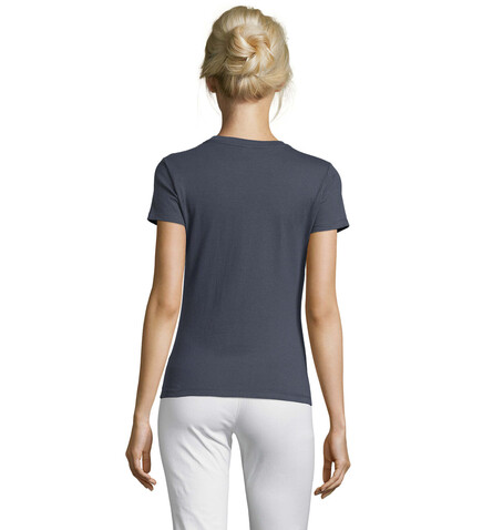 REGENT DAMENT-SHIRT 150g - Mausgrau bedrucken, Art.-Nr. S01825-MU-S