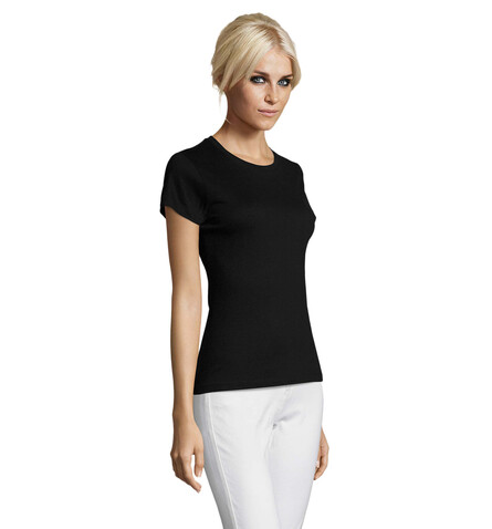 REGENT DAMENT-SHIRT 150g - Deep Black bedrucken, Art.-Nr. S01825-DB-S REGENT DAMENT-SHIRT 150g - Deep Black bedrucken, Art.-Nr. S01825-DB-S