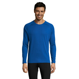 SPORTY LSL MEN T-SHIRT - Royal Blue bedrucken, Art.-Nr. S02071-RB-XXL