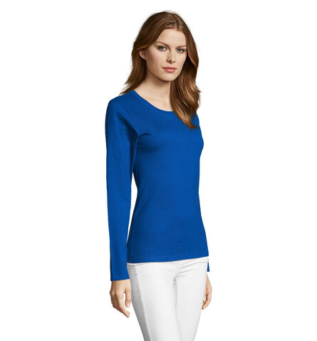 IMPERIAL Women lsl 190g - Royal Blue bedrucken, Art.-Nr. S02075-RB-XL IMPERIAL Women lsl 190g - Royal Blue bedrucken, Art.-Nr. S02075-RB-XL