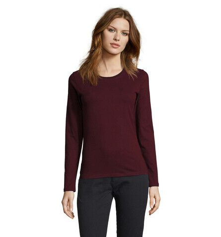 IMPERIAL Women lsl 190g - Oxblood bedrucken, Art.-Nr. S02075-OX-XL