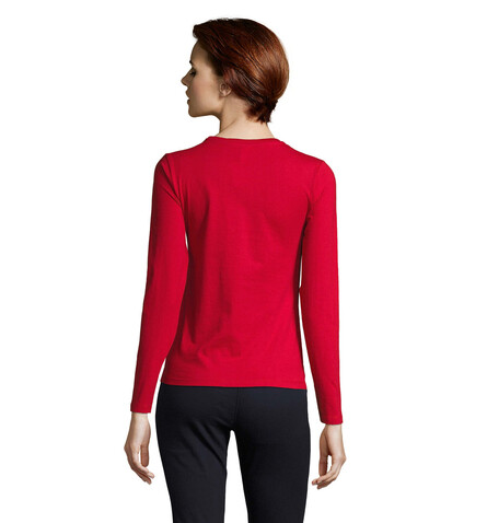 IMPERIAL Women lsl 190g - Red bedrucken, Art.-Nr. S02075-RD-XXL IMPERIAL Women lsl 190g - Red bedrucken, Art.-Nr. S02075-RD-XXL