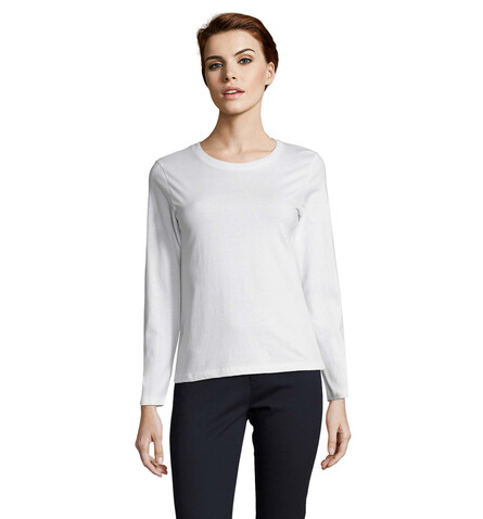 IMPERIAL Women lsl 190g - White bedrucken, Art.-Nr. S02075-WH-L