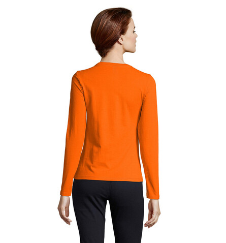 IMPERIAL Women lsl 190g - Orange bedrucken, Art.-Nr. S02075-OR-XXL IMPERIAL Women lsl 190g - Orange bedrucken, Art.-Nr. S02075-OR-XXL