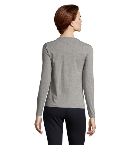 IMPERIAL Women lsl 190g - Graue Melange bedrucken, Art.-Nr. S02075-GM-XXL