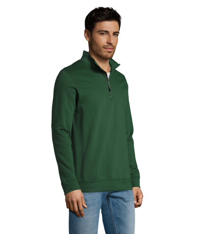 STAN Sweater Zip Kragen 260 - Bottle Green bedrucken, Art.-Nr. S02088-BO-XL STAN Sweater Zip Kragen 260 - Bottle Green bedrucken, Art.-Nr. S02088-BO-XL