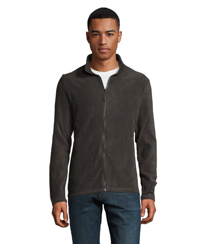 NORMAN HERREN FL JACKE 220g - Anthrazitgrau bedrucken, Art.-Nr. S02093-CR-M NORMAN HERREN FL JACKE 220g - Anthrazitgrau bedrucken, Art.-Nr. S02093-CR-M