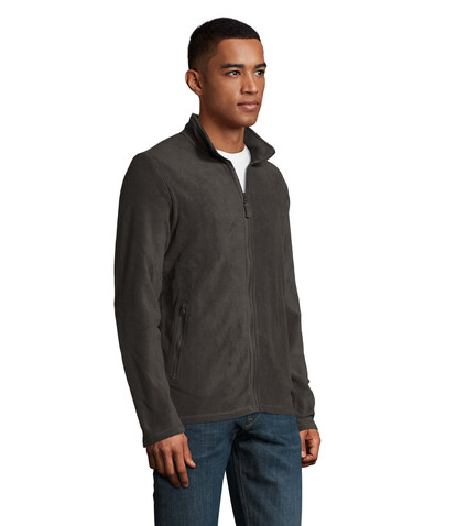 NORMAN HERREN FL JACKE 220g - Anthrazitgrau bedrucken, Art.-Nr. S02093-CR-M NORMAN HERREN FL JACKE 220g - Anthrazitgrau bedrucken, Art.-Nr. S02093-CR-M