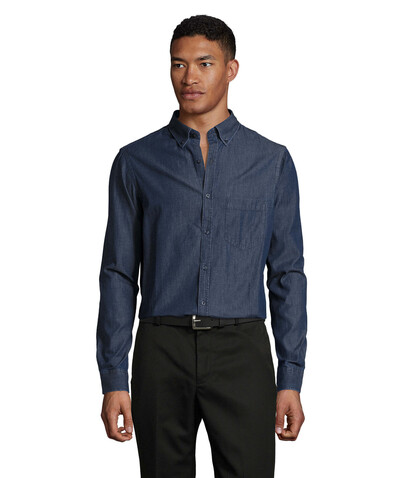 BARRY MEN DENIM SHIRTZ - Brut Denim bedrucken, Art.-Nr. S02100-EV-S BARRY MEN DENIM SHIRTZ - Brut Denim bedrucken, Art.-Nr. S02100-EV-S