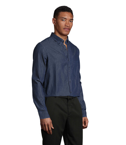 BARRY MEN DENIM SHIRTZ - Brut Denim bedrucken, Art.-Nr. S02100-EV-S BARRY MEN DENIM SHIRTZ - Brut Denim bedrucken, Art.-Nr. S02100-EV-S