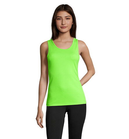 SPORTY TT WOMEN TANK TOP - Neon Green bedrucken, Art.-Nr. S02117-NG-XXL SPORTY TT WOMEN TANK TOP - Neon Green bedrucken, Art.-Nr. S02117-NG-XXL