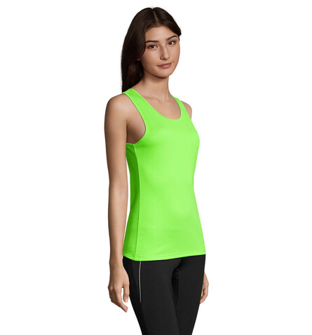 SPORTY TT WOMEN TANK TOP - Neon Green bedrucken, Art.-Nr. S02117-NG-XXL SPORTY TT WOMEN TANK TOP - Neon Green bedrucken, Art.-Nr. S02117-NG-XXL