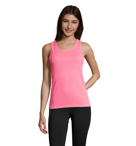 SPORTY TT WOMEN TANK TOP - Neon-Rosa 2 bedrucken, Art.-Nr. S02117-NP-XXL SPORTY TT WOMEN TANK TOP - Neon-Rosa 2 bedrucken, Art.-Nr. S02117-NP-XXL