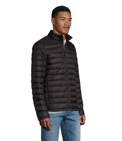 WILSON HERREN Jacke380T - Schwarz bedrucken, Art.-Nr. S02898-BK-3XL