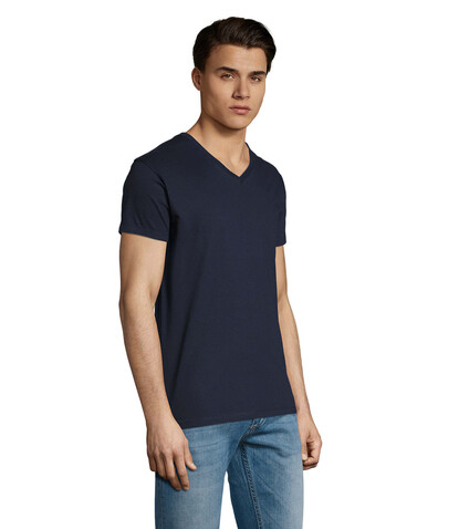 IMPERIAL HERREN V SHIRT 190-WH-3XL - French Navy bedrucken, Art.-Nr. S02940-FN-M IMPERIAL HERREN V SHIRT 190-WH-3XL - French Navy bedrucken, Art.-Nr. S02940-FN-M