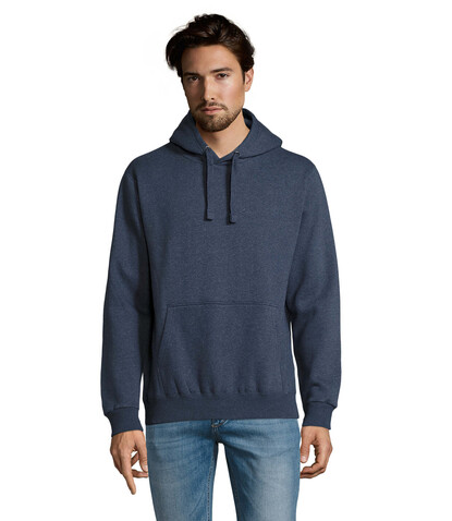 SPENCER Herren Sweater 280 - Heather Denim bedrucken, Art.-Nr. S02991-HD-XXL SPENCER Herren Sweater 280 - Heather Denim bedrucken, Art.-Nr. S02991-HD-XXL