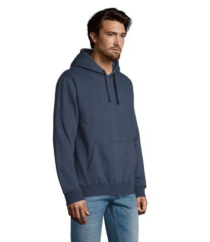 SPENCER Herren Sweater 280 - Heather Denim bedrucken, Art.-Nr. S02991-HD-XXL SPENCER Herren Sweater 280 - Heather Denim bedrucken, Art.-Nr. S02991-HD-XXL