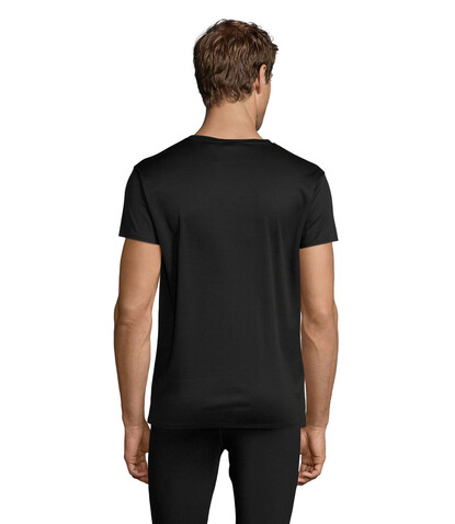 SPRINT UNIT-SHIRT 130g - Schwarz bedrucken, Art.-Nr. S02995-BK-XXS