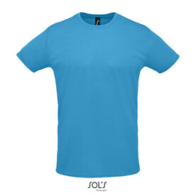 SPRINT UNIT-SHIRT 130g - Aqua bedrucken, Art.-Nr. S02995-AQ-XXS