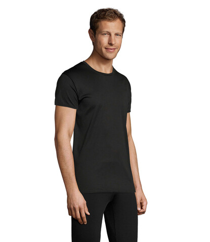 SPRINT UNIT-SHIRT 130g - Schwarz bedrucken, Art.-Nr. S02995-BK-L