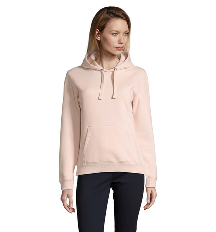 SPENCER Damen Sweater 280g - Cremiges Rosa bedrucken, Art.-Nr. S03103-CP-XL