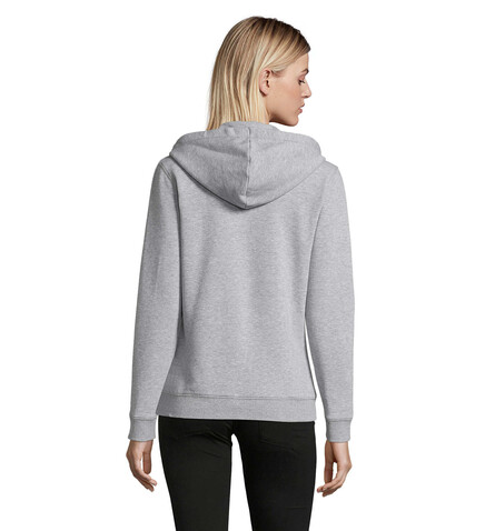 SPIKE HOOD DAMEN 280gr - Grau-Melange 2 bedrucken, Art.-Nr. S03106-GY-S SPIKE HOOD DAMEN 280gr - Grau-Melange 2 bedrucken, Art.-Nr. S03106-GY-S