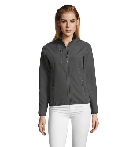 RADIAN WOMEN SOFTSHELL - Anthrazitgrau bedrucken, Art.-Nr. S03107-CR-XL RADIAN WOMEN SOFTSHELL - Anthrazitgrau bedrucken, Art.-Nr. S03107-CR-XL