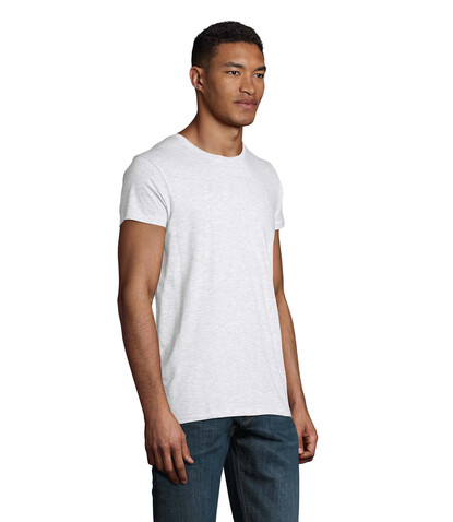 PIONEER MEN T-Shirt 175g - Ash bedrucken, Art.-Nr. S03565-AS-4XL