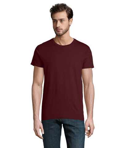 PIONEER MEN T-Shirt 175g - Burgundy bedrucken, Art.-Nr. S03565-BG-XXL
