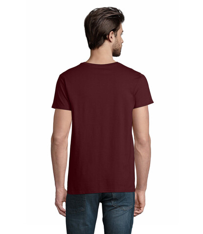 PIONEER MEN T-Shirt 175g - Burgundy bedrucken, Art.-Nr. S03565-BG-XXL