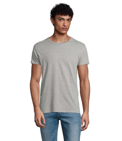 PIONEER MEN T-Shirt 175g - Graue Melange bedrucken, Art.-Nr. S03565-GM-M
