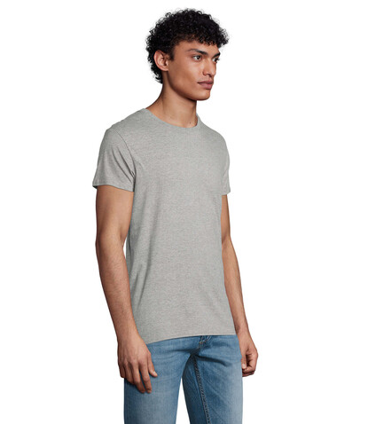 PIONEER MEN T-Shirt 175g - Graue Melange bedrucken, Art.-Nr. S03565-GM-M