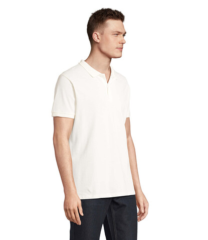 PLANET MEN Polo 170g - Off-White bedrucken, Art.-Nr. S03566-WW-XL
