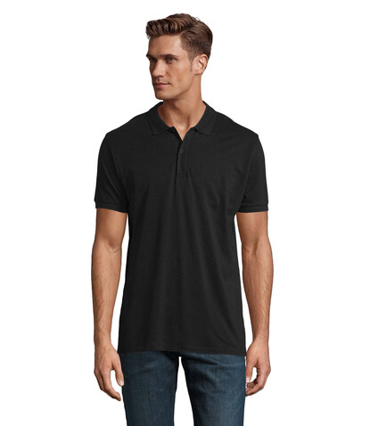 PLANET MEN Polo 170g - Schwarz bedrucken, Art.-Nr. S03566-BK-3XL PLANET MEN Polo 170g - Schwarz bedrucken, Art.-Nr. S03566-BK-3XL