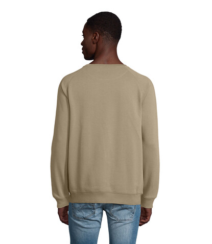 SPACE Unisex Sweater 280g - Khaki bedrucken, Art.-Nr. S03567-KH-M SPACE Unisex Sweater 280g - Khaki bedrucken, Art.-Nr. S03567-KH-M