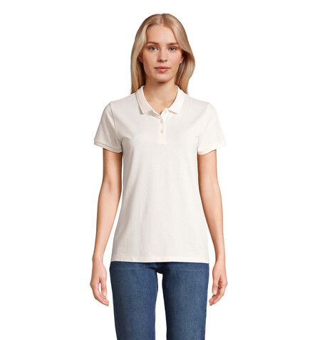 PLANET WOMEN Polo 170g - Off-White bedrucken, Art.-Nr. S03575-WW-XL