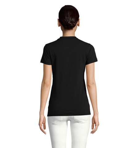 PLANET WOMEN Polo 170g - Schwarz bedrucken, Art.-Nr. S03575-BK-M PLANET WOMEN Polo 170g - Schwarz bedrucken, Art.-Nr. S03575-BK-M